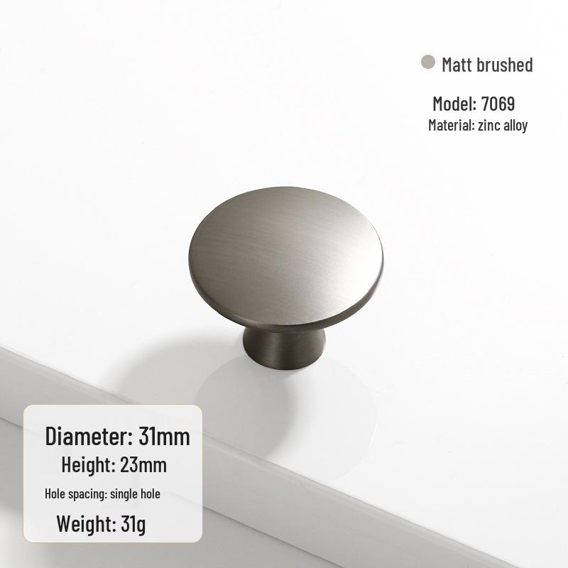 Modern Zinc Alloy Cabinet and Drawer Handle - Furniture Hardware Accessory