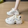New dad shoes women's spring student sports running shoes casual shoes with heightened thick soles