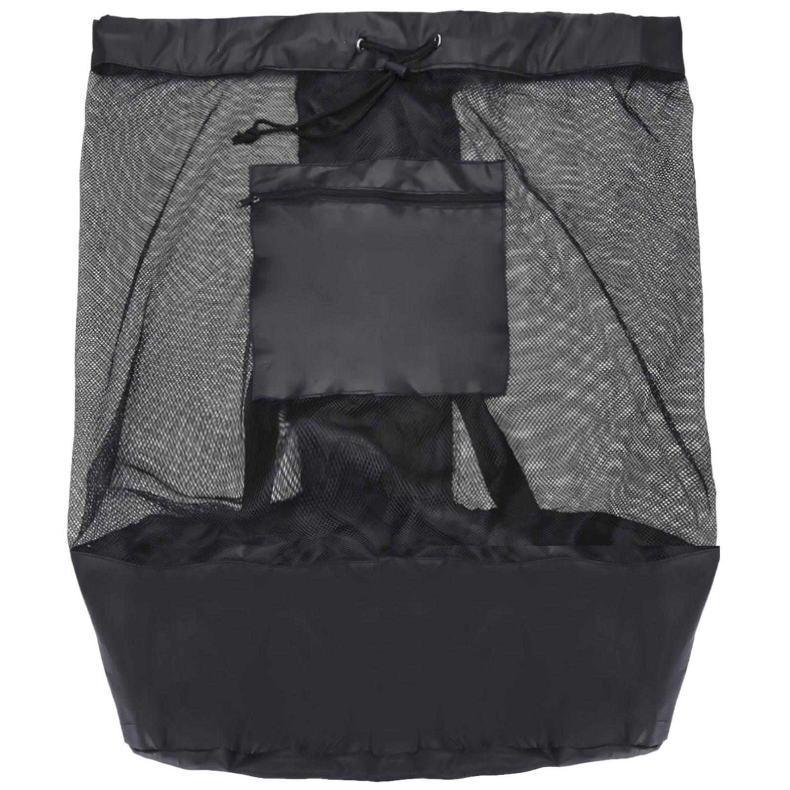 Portable Sports Ball Bag Large Capacity Football Net Bag Mesh Soccer Ball Carry Bag for Carrying Basketball Volleyball L