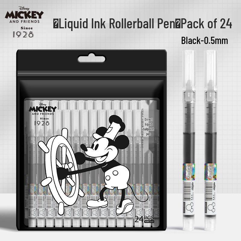 Genuine Disney Mickey Mouse 0.5mm Rollerball Pen - Student Edition 0.5mm