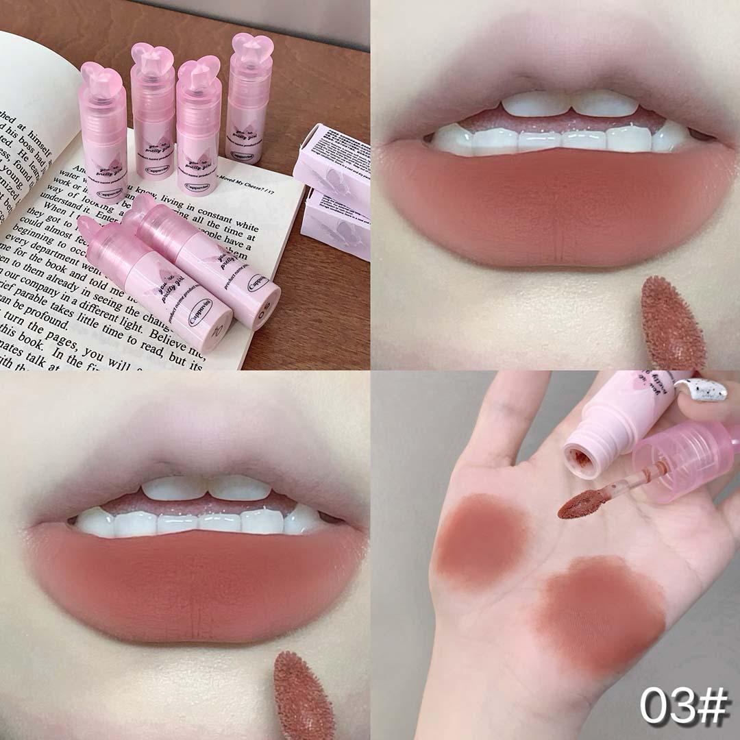 Каппувини Матовый тинт для губ с бархатным эффектом «Бабочка» 2.5g