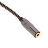 Gold Plated Plug 4.4mm To 2.5mm Balanced Cable for Phones Headphones Speakers Sound Enhancement