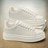 2026 Spring New Board Shoes Men's Casual Little White Shoes Sports Versatile Leather Surface Students Low-top Platform Sports Trendy Shoes