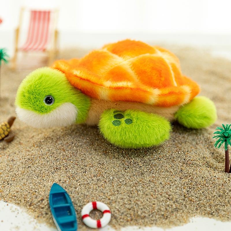 18cm Creative Turtle Plush Toys Marine Animal Turtle Plush Dolls Soft Tortoise Stuffed Animals Birthday or Holiday Gift for Kids