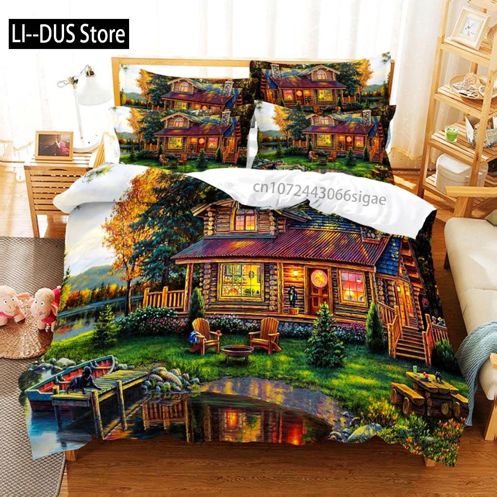 Animation Cruise Bedding Set Duvet Cover Set 3d Bedding Digital Printing Queen Size Bedding Set Fashion Design EU Single(135*200cm)3pcs