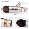 Modified SC Exhaust Pipe for Z900, Ninja 400, CB650R, R3 – Two-Layer 51mm