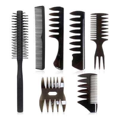Hair Styling Comb Set Quiff Round Hair Brush,Wide Tooth Comb,Texture Comb for Blow Drying,Grooming and Hairdresser