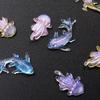 100 Pcs Resin Ocean Aurora Nail Rhinestones Mini Shiny Goldfish DIY Sea Series Nail Jewelry  Ladies