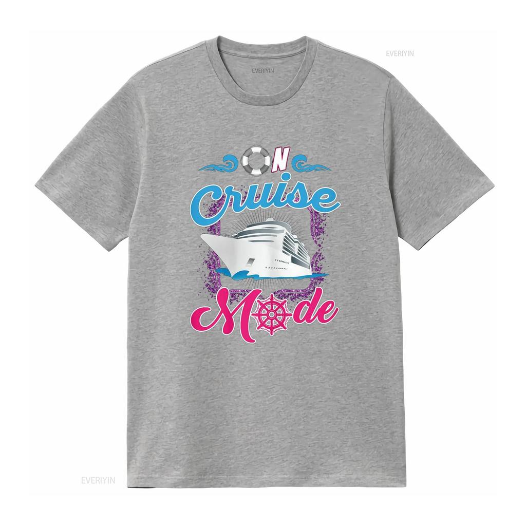 On Cruise Mode T Shirt Funny Cruising Lover s vintage Washed fashion Breathable homme Slightly graphic Casual designer clothes