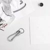 Keychain Clip Quick Release Rustproof Corrosion Resistant Compact Size Ultralight Carabiner Key Ring Holder for Camping