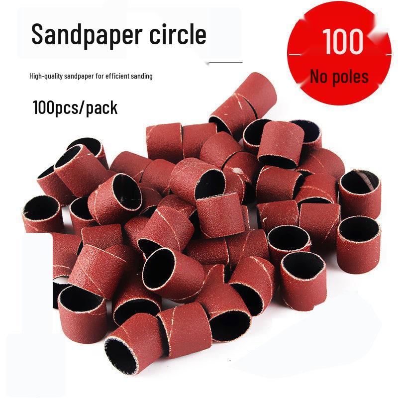 Sandpaper Ring Cloth Grinding Head for Woodworking and Carving Polishing