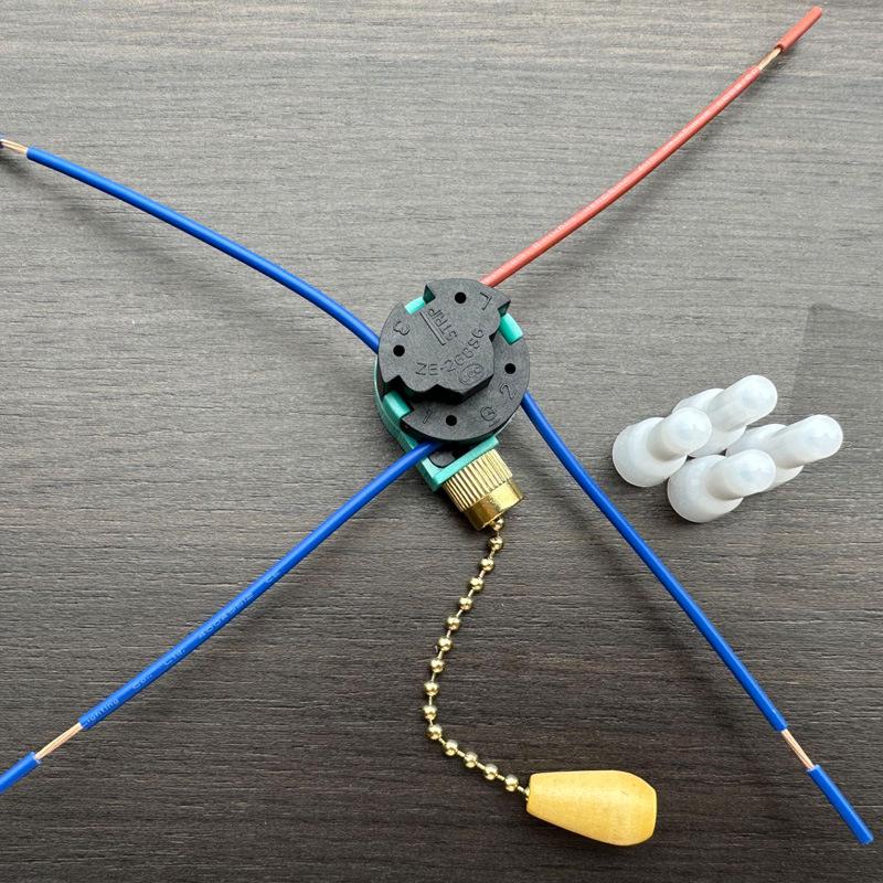 ZE-268S6 Three-Speed Ceiling Fan and Light Pull Switch Accessory
