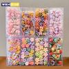 30pcs Girls High Elastic Hair Band Does Not Hurt Hair, Cartoon Animal Flowers and Fruit Decorative Hair Band, Decorative Hair Se