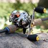 Baitcasting Fishing Reel -6.3:1 Low Profile Baitcaster Reel with Magnetic Brake System 11+1 BB