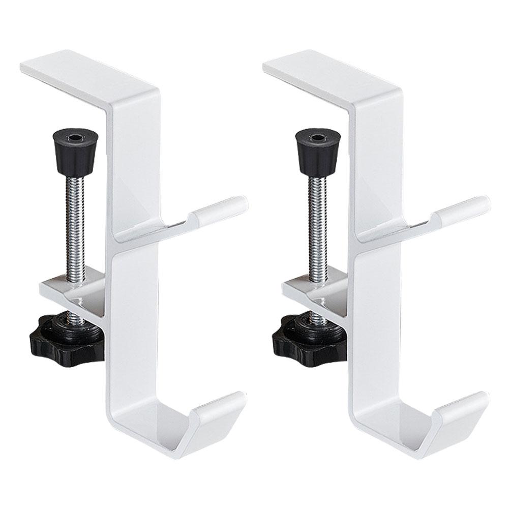 

2/4/6Pcs Fireplace Stocking and Garland Hanger Adjustable Christmas Stockings Holder Hanger for Hanging Christmas Stockings 2Pcs белый