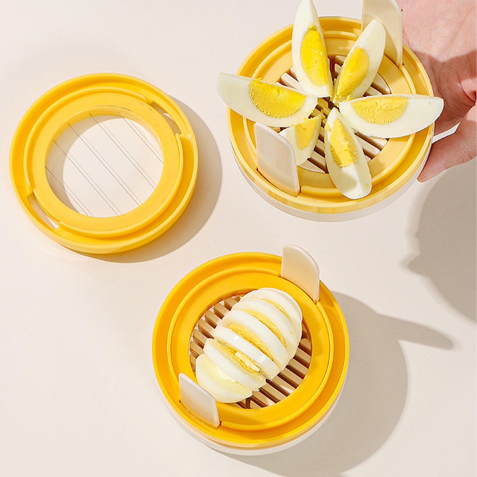 1pc Stainless Steel Egg Slicer Egg Split Device Handheld Mushroom Kiwi Divider Tomato Cutter Multifunction Slicing Mould CN