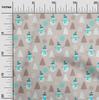 oneOone Cotton Flex Dusty Pink Fabric Christmas Winter Theme Quilting Supplies Print Sewing Fabric By The Yard 40 Inch