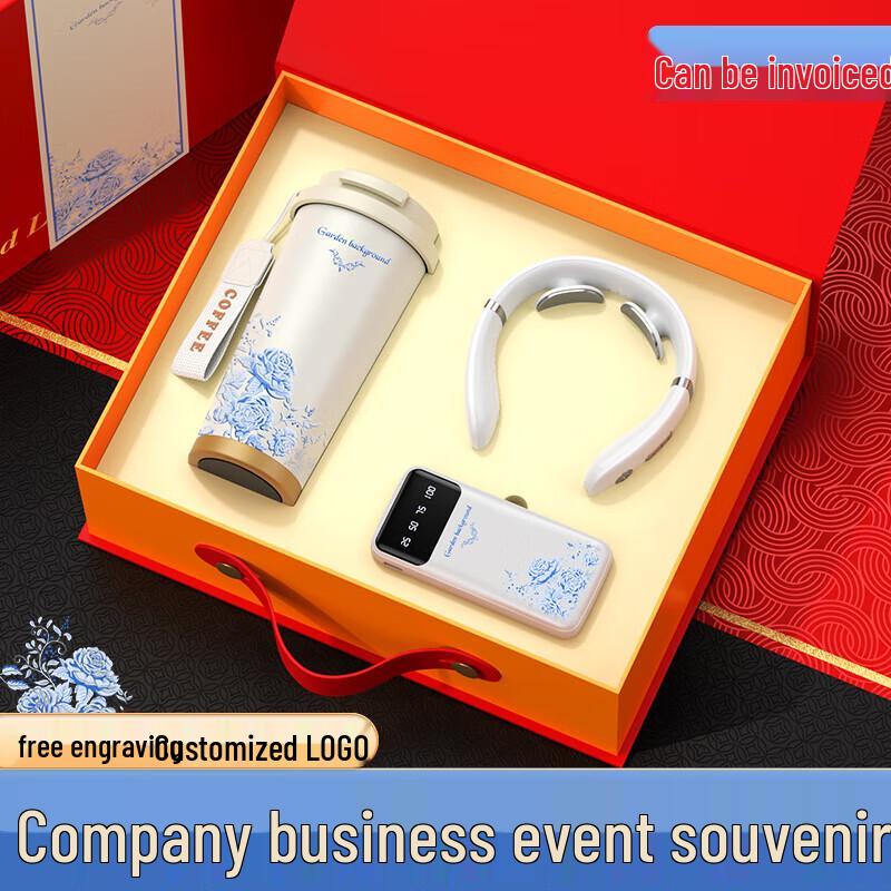 Youxia Engravable Blue Rose 3-Piece Business Gift Set