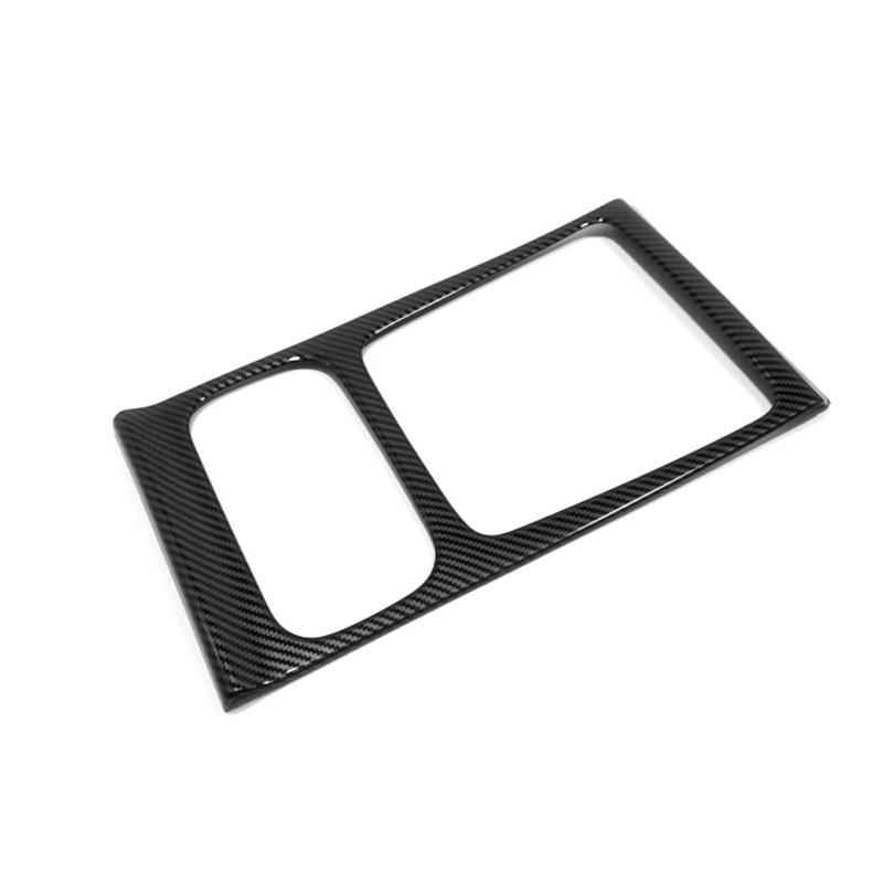 For BYD  ATTO 3 YUAN PLUS   ABS carbon center control gear box shift panle cover front water cup holder cover sticker