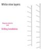 Wall-Mounted Yoga Mat Rack: Studio & Home Storage Display Shelf