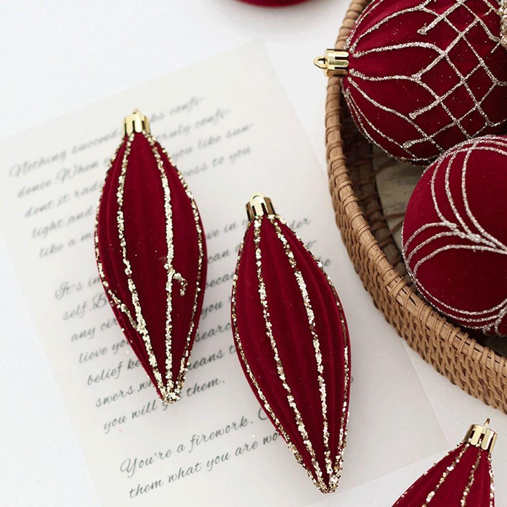 Třpytivé vánoční závěsné koule nerozbitné Veselé Vánoce Dekorace Sváteční