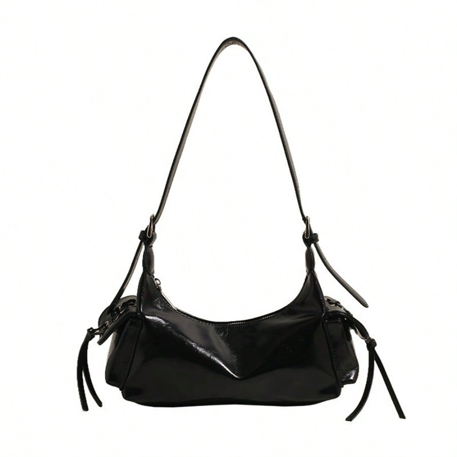 Niche Design Underarm Bag Women's Bag Fashionable Versatile Double Pocket Large Capacity Shoulder Bag