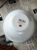 Posh Living Kitchen Accessories Enamel Bowl, Large, Scandinavian Country Style, Antique Style, White