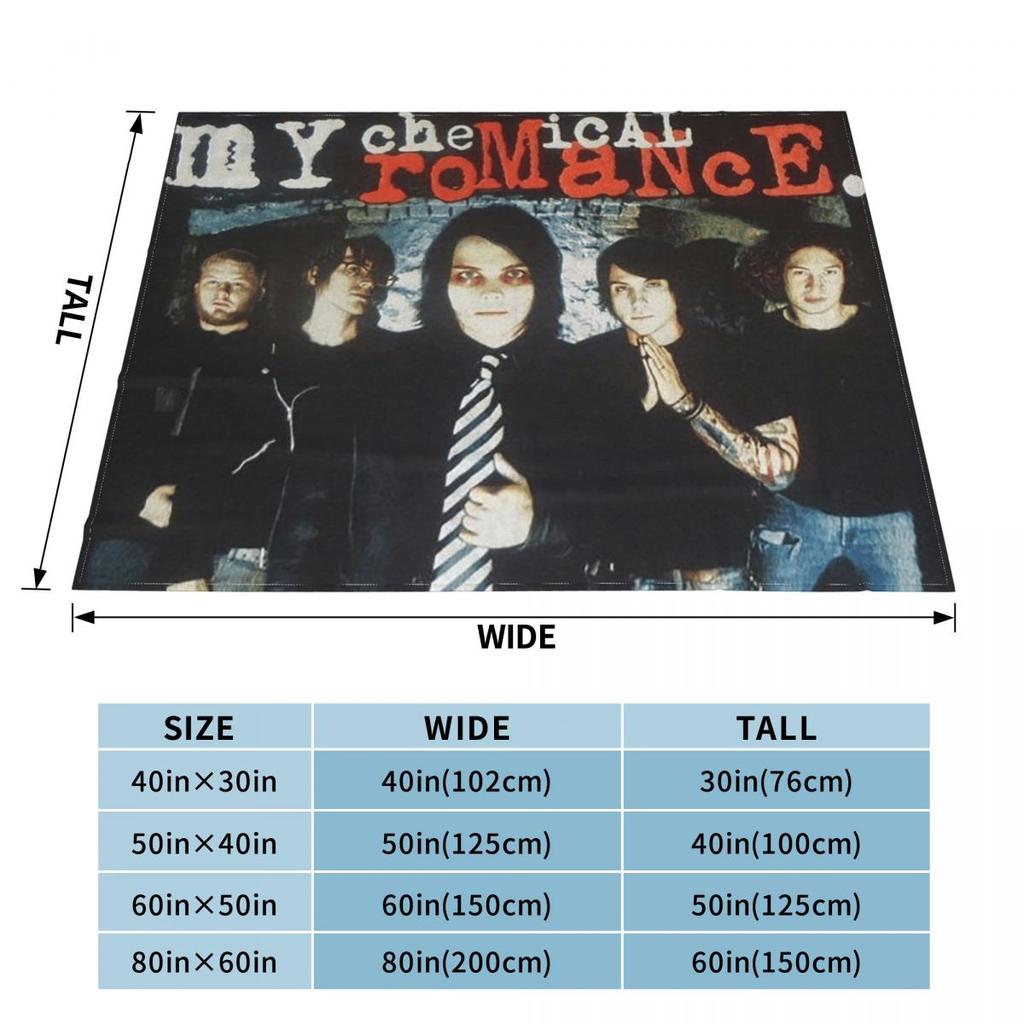 Gerard Way MCR Blankets Soft Warm Flannel Throw Blanket Plush for Bed Living Room Picnic Travel Home Sofa