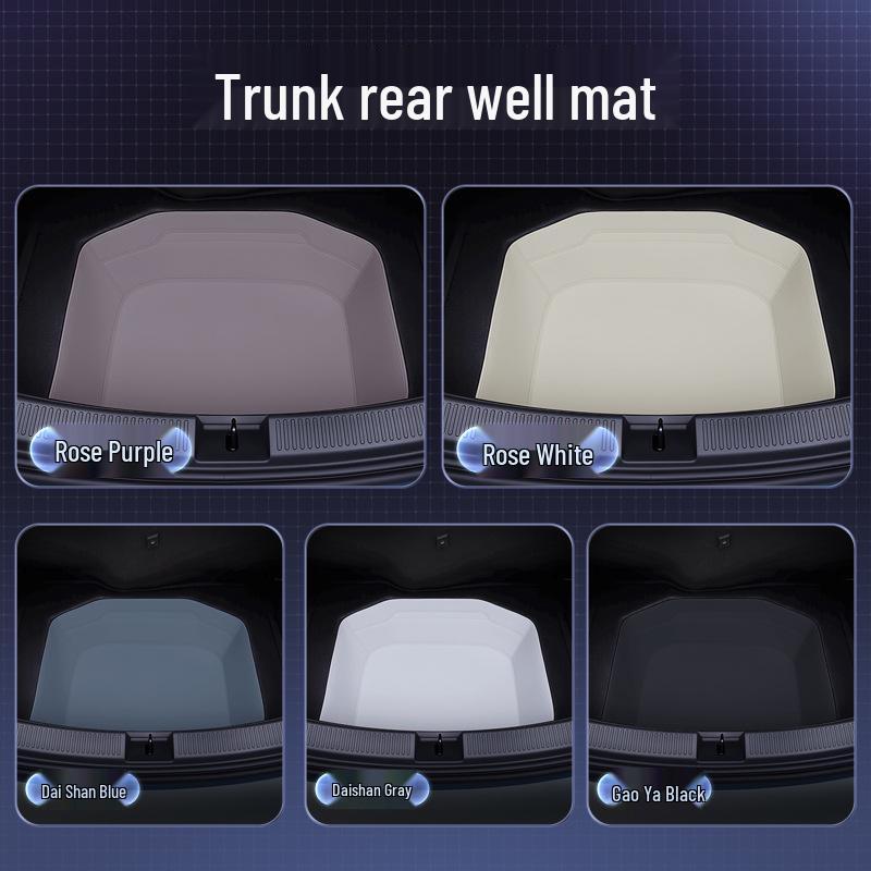 Full-Coverage Trunk Mat for 2026 MG4 - Complete Interior Accessory Set