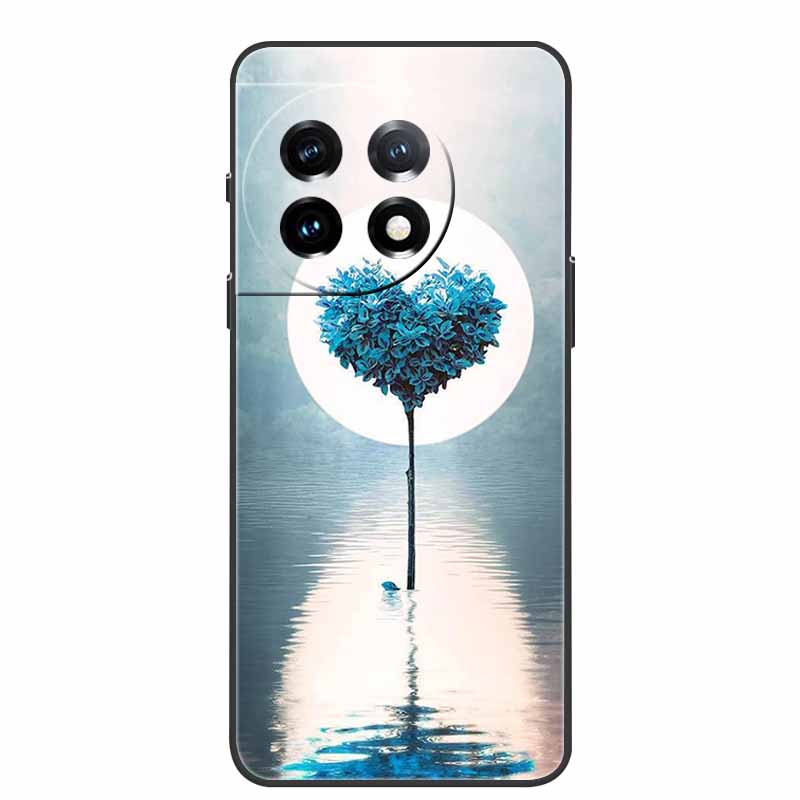 For One Plus 11 Case Marbled Granite Stone Texture Phone Cases for Oneplus 11R Shockproof Soft Cover on for Oneplus11 5G Silicon