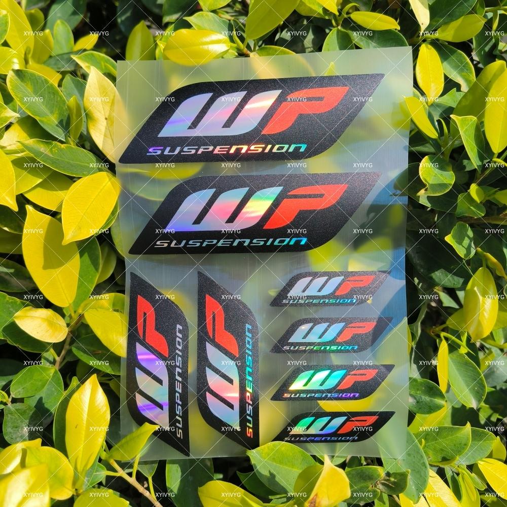 Reflective WP Suspension Sticker Shocker Damper Decal For KTM Honda Yamaha Suzuki Kawasaki Ducati