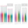 Nail Art Pen Set: Double-Ended Dotting & Rhinestone Tools, 5-Piece Brush Collection
