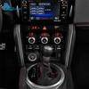 Echter Weicher Kohlefaser-Aufkleber für Subaru BRZ Toyota GT86 Scion FR-S 2012-2018 2019 2020 LHD RHD Auto Seite Mittelkonsolen-Schalterverkleidung
