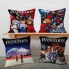 Anime N-Neon G-Genesis E-Evangelion Cushion Cover Polyester Sofa Cushions Decorative Throw Pillows Home Decoration Pillowcover