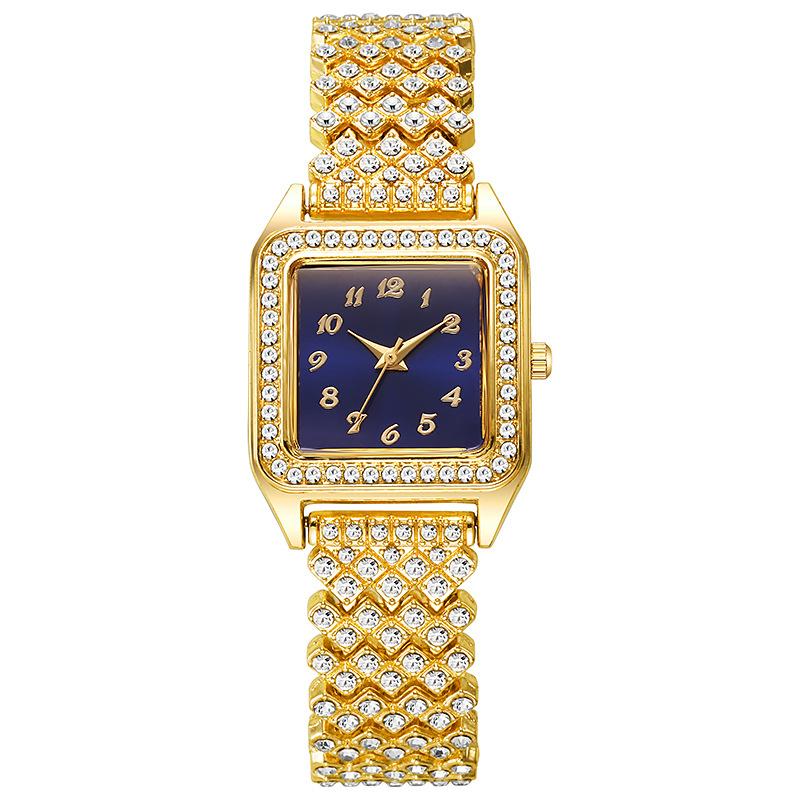 Nieuwe Mode Dames Armband Vierkante Horloges Dames Quartz Polshorloge Voor Valentijnsdag Verjaardagscadeaus