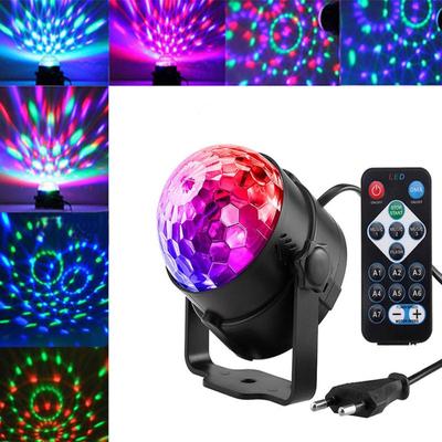3W LED RGB rotující Magic Ball Light Scénická světelná projekční lampa pro Disco Party Festival Wedding