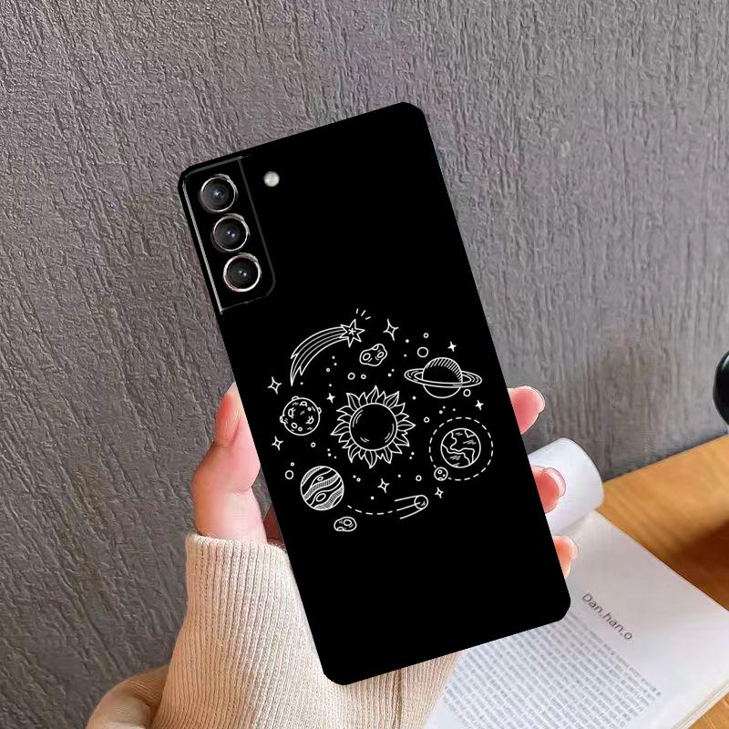 Aesthetic Space Stars Planet Phone Case For Samsung Galaxy S25 S26 Ultra S20 S21 S22 S23 S24 S10 Plus S24 FE S25 FE Cover