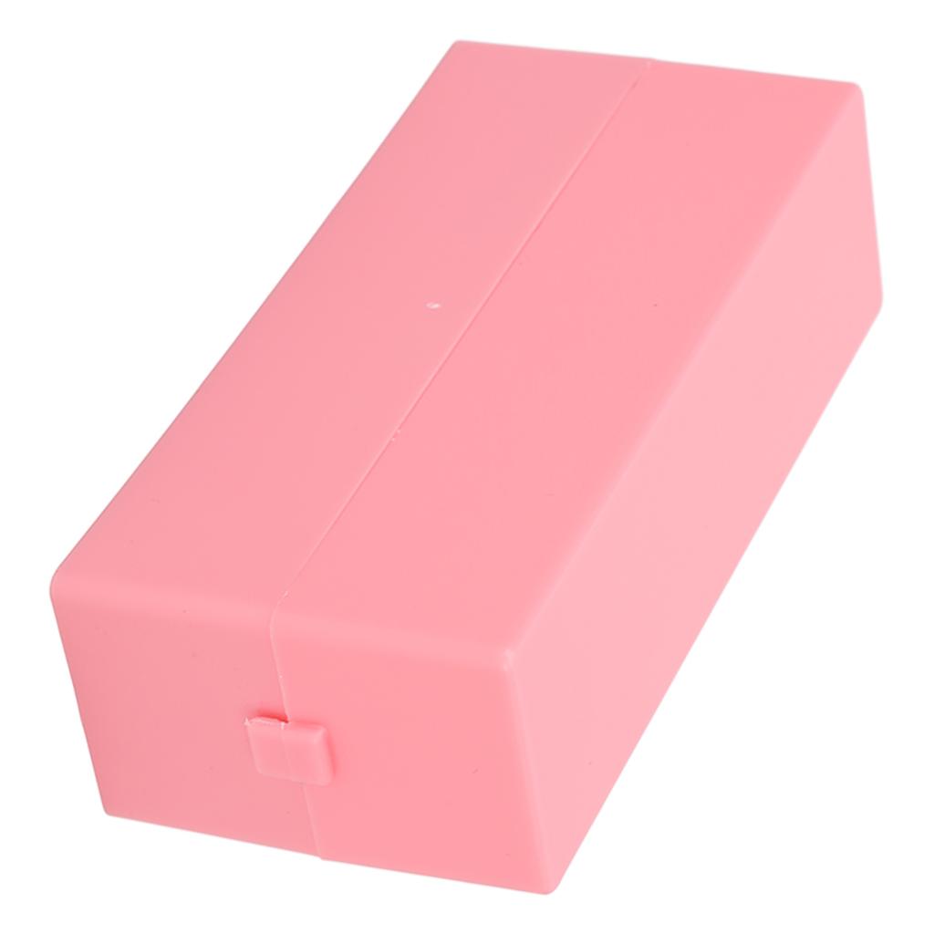 30 Holes Nail Drill Bits Holder Dustproof Acrylic Cover Manicure Tools Space Saving Nail Grinding Bits Container