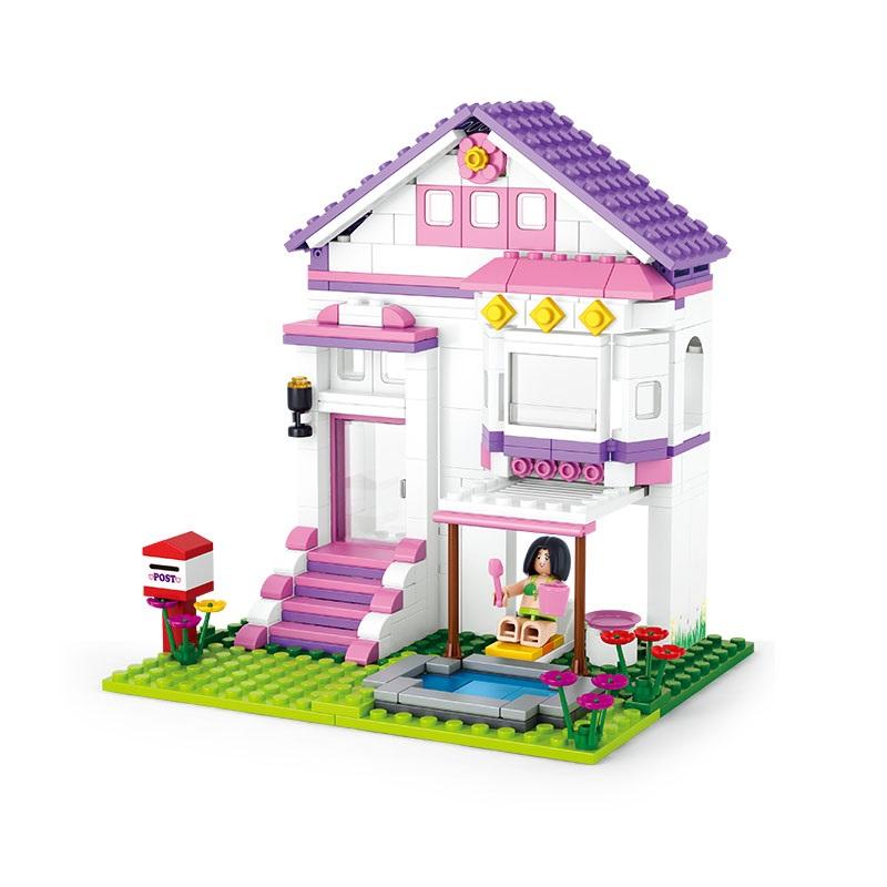 Klocki Sluban Gd Willa Domek Z Basenem 291 - B0532