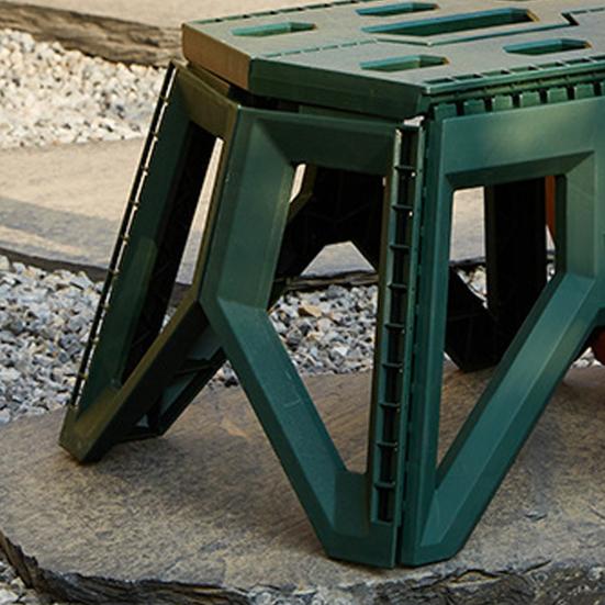 Portable Folding Stool Lightweight Heavy Duty Plastic Multi-function Outdoor Camping Backpacking Beach Picnic Fishing Collapsible Chair Seat