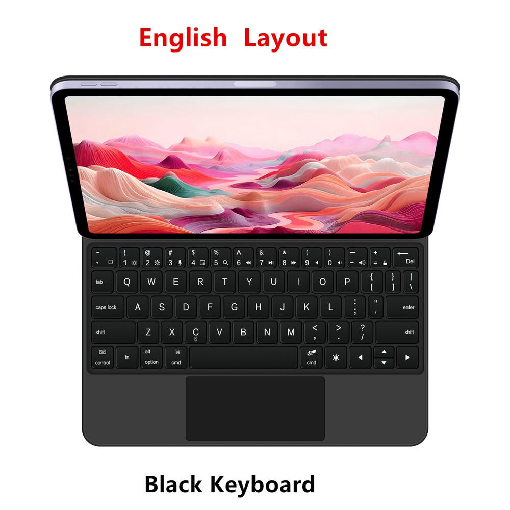 

Подсветка Magic Keyboard для iPad Pro 11 13 2025 M4 Чехол для iPad Air 11 13 дюймов M2 Чехол для iPad Pro Air 2025 Smart Cover folio iPad Air 11 M2 2024