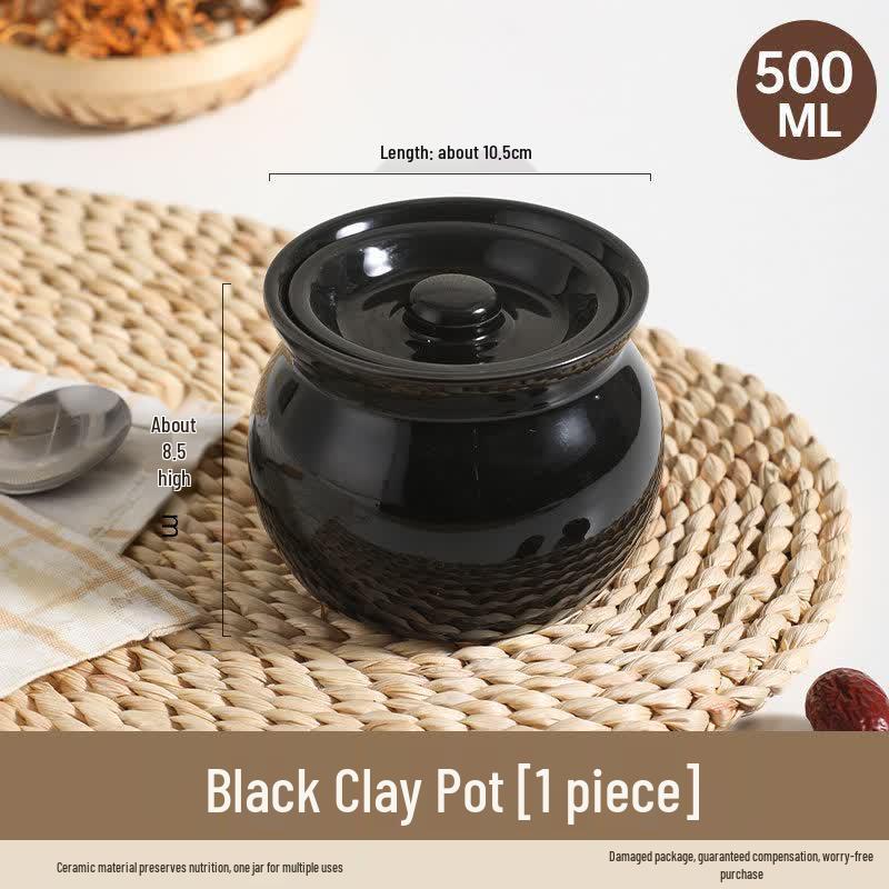 Individual Ceramic Double Boiler Stew Cup