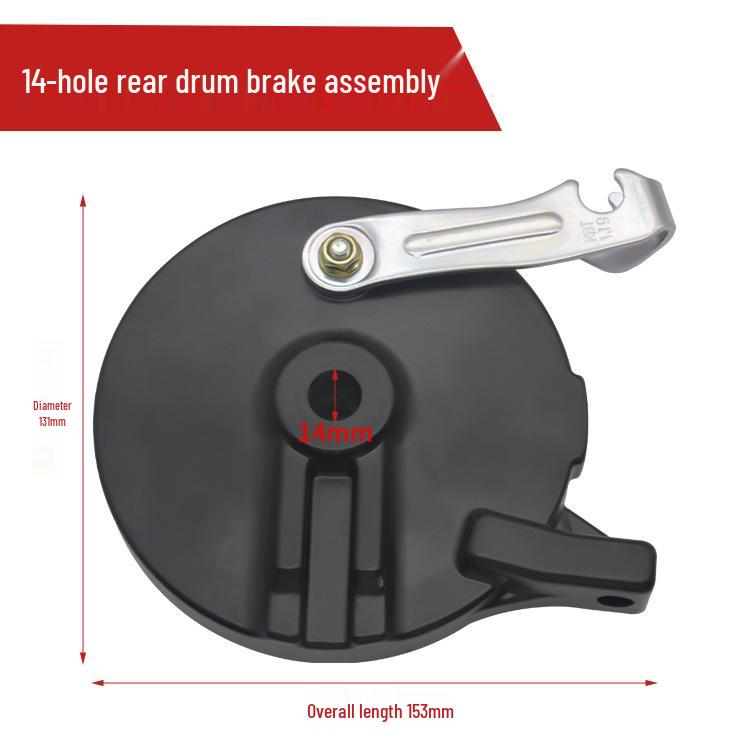 110 Typ Hinterrad Trommelbremsbaugruppe für Aima Elektrisches Moped