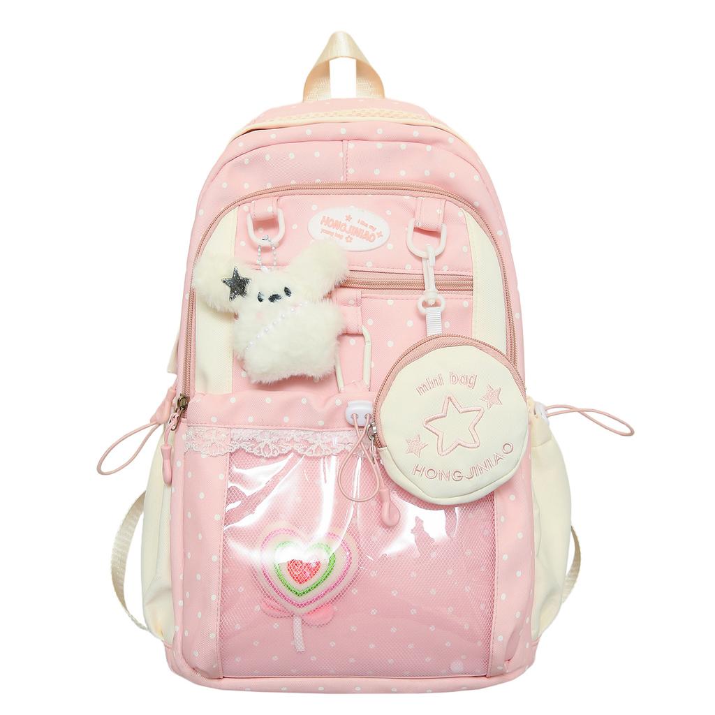 Schoolbag women's backpack primary school students large capacity cute Korean girl pain bag backpack new backpack