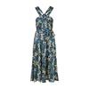 Womens/Ladies Tropical Floral Regular Summer Midi Dress