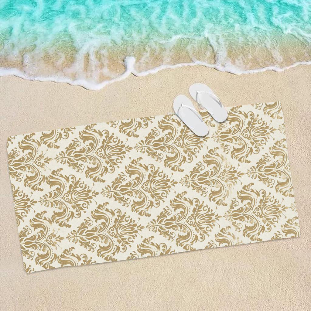Versatile Polyester Beach Towel - Ideal for Swimming, Fitness, Camping, Yoga, Travel and Beach Activities