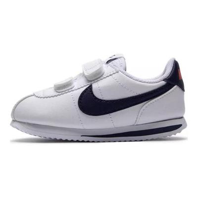 Cortez Basic SL TD White Neutral Indigo Baby Sneakers Habanero-Red Metal-Silver 904769-106