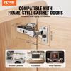 Cabinet Door Hinges 50 Packs Full Overlay Soft Close for Framed/Frameless