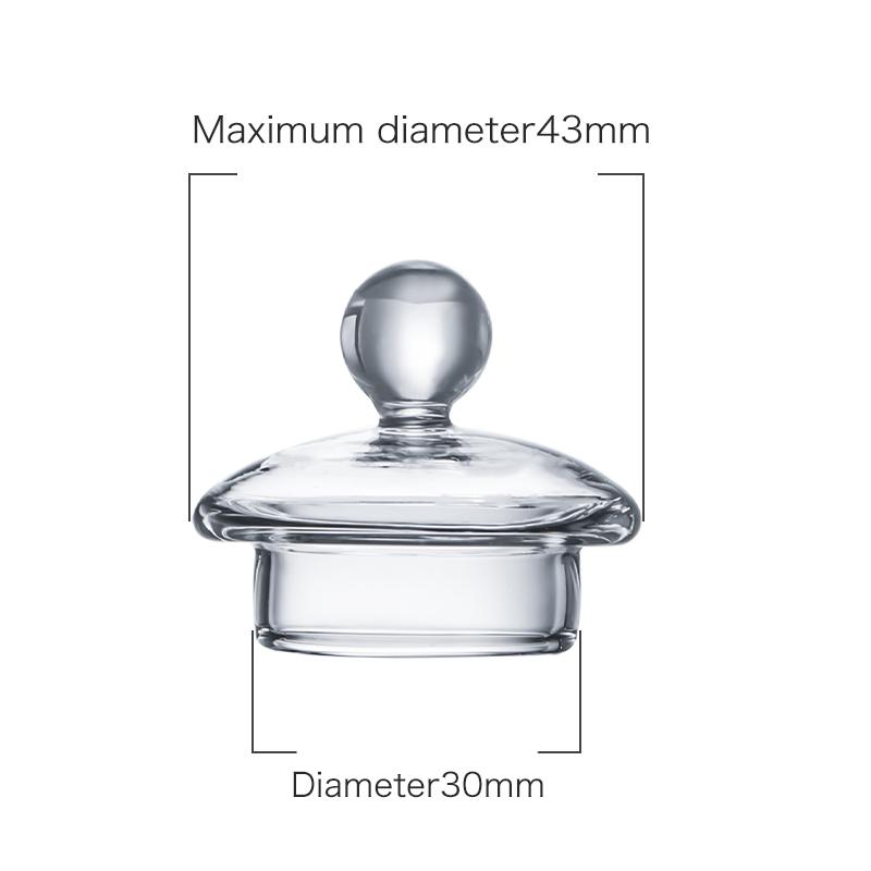 1Pcs Inmeet Whisky Glass Tasting Cap, Glass Lid Professional Whiskey Tasting Supplies Glass Lid
