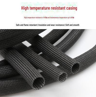 Hochtemperaturbeständiges Wellrohr, 1 mm ~ 50 mm, 1 m, entwachste Chemiefaser, bis zu 600 °C